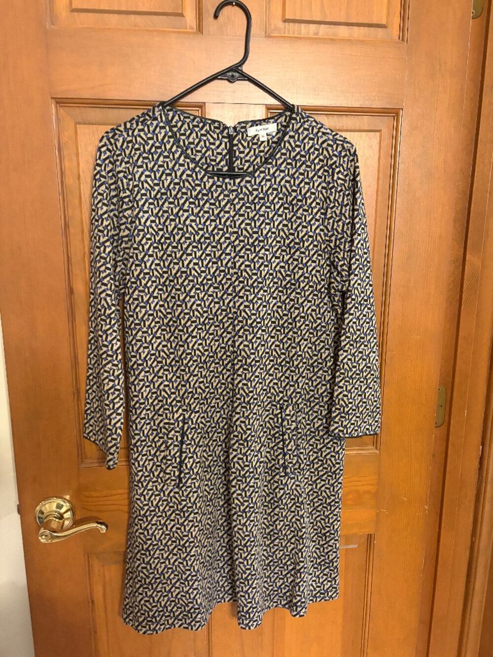 Tyler Boe Dress with Leather Accents